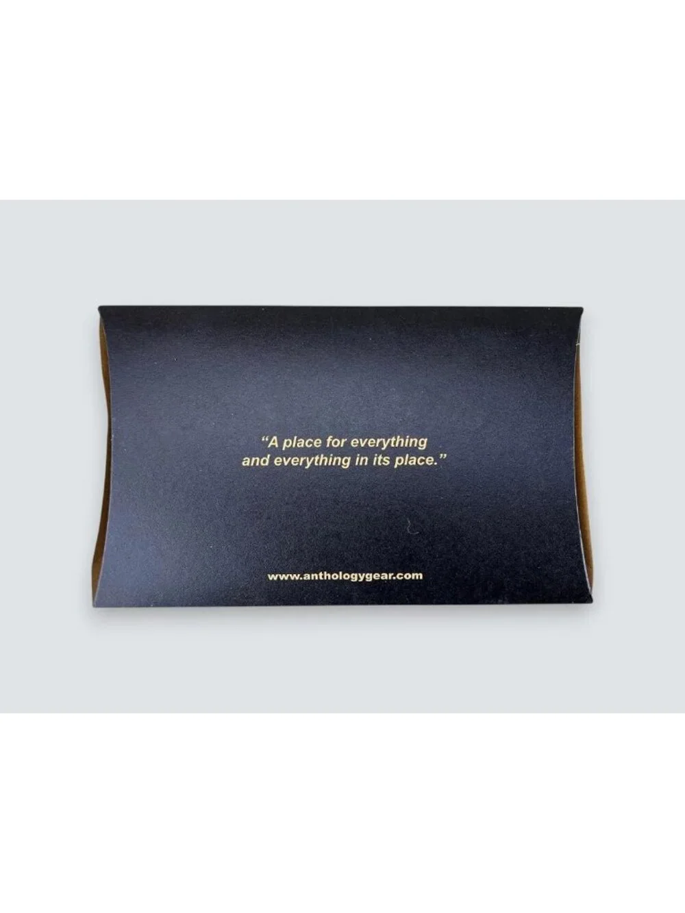 Stylish Carbon Black Leather Zipper Pouch - Compact 5.5